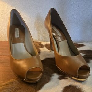 Michael Kors Tan High Heel Pumps